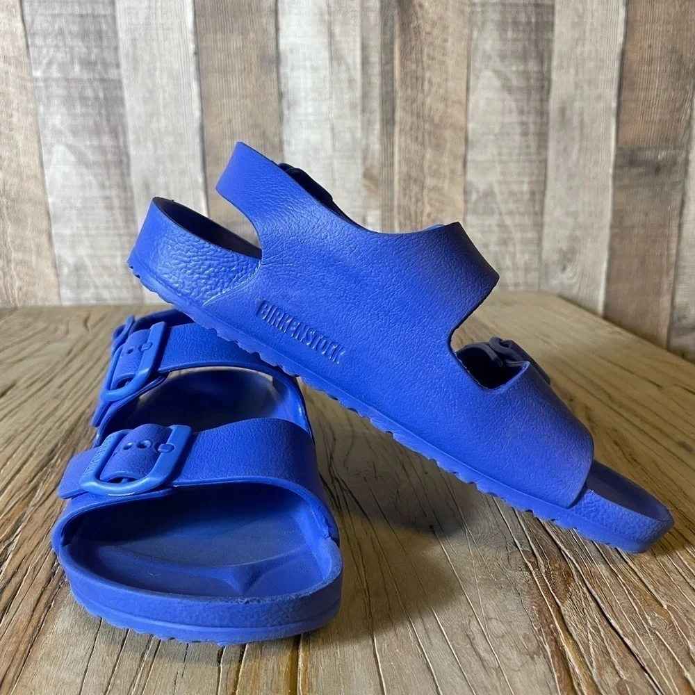 Birkenstock Kids Blue EVA Two-Strap Sandals